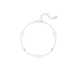 Armbandje zilver